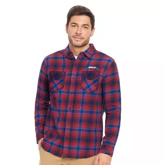 BNWOT HURLEY MENS FLANNEL - Picture 1 of 5